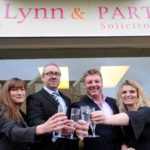 Peter Lynn and staff celebrate Mumbles 1st Year Anniversary