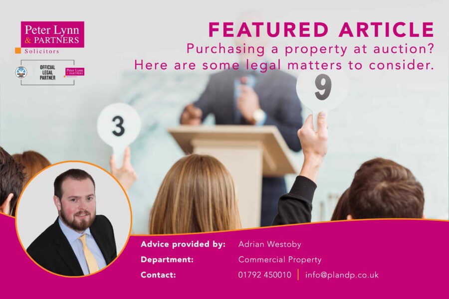 Purchasing a Property at Auction? Here are some legal matters to
