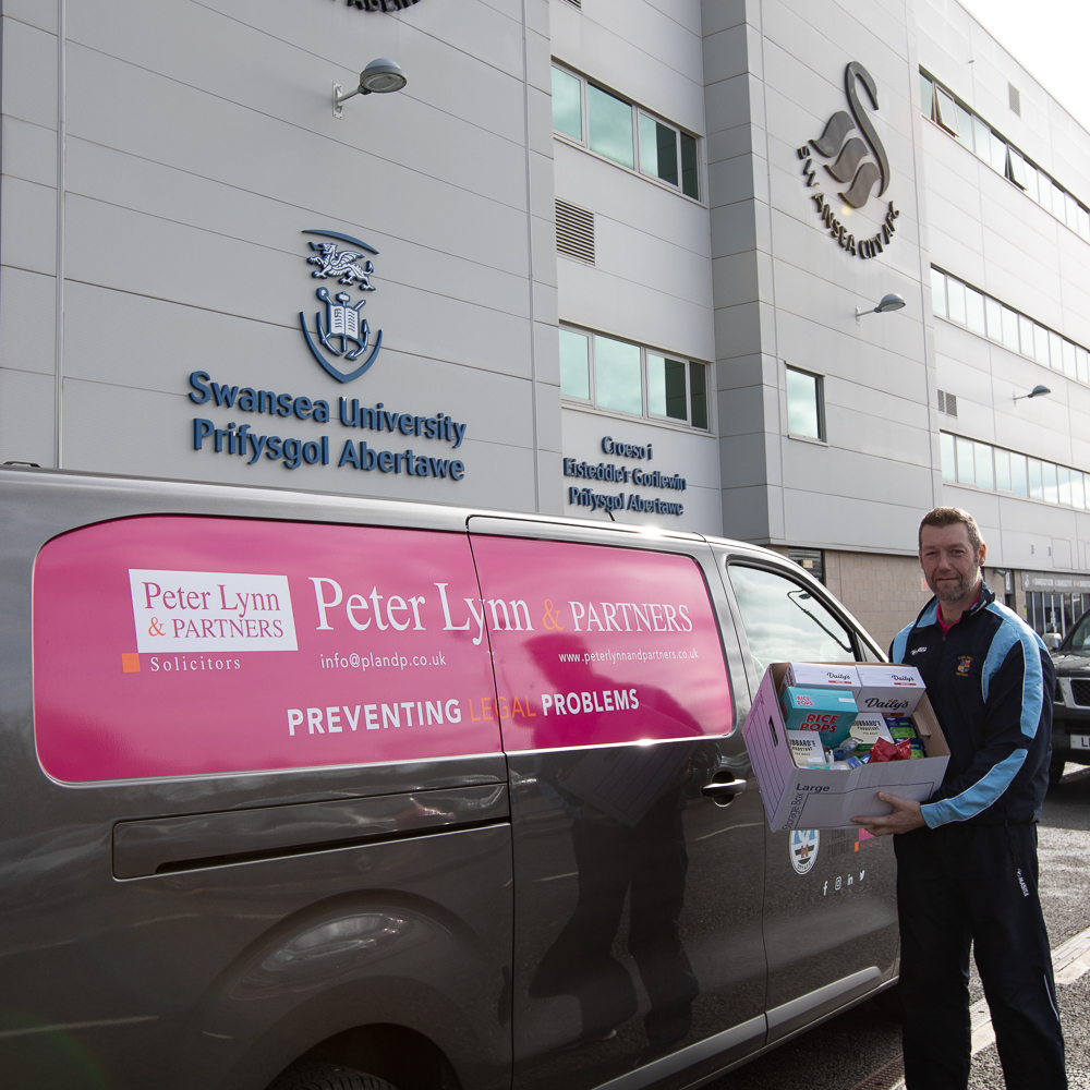 Peter Lynn and Partners Helps Foodbank Collection