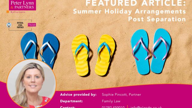Summer Holiday Arrangements Post Separation