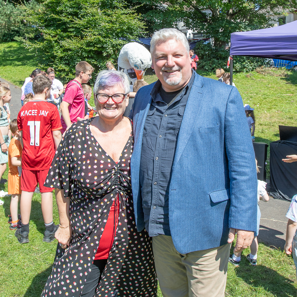 Carolyn Harris MP and Peter Lynn