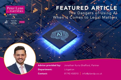 The Dangers of Using AI When it Comes to Legal Matters