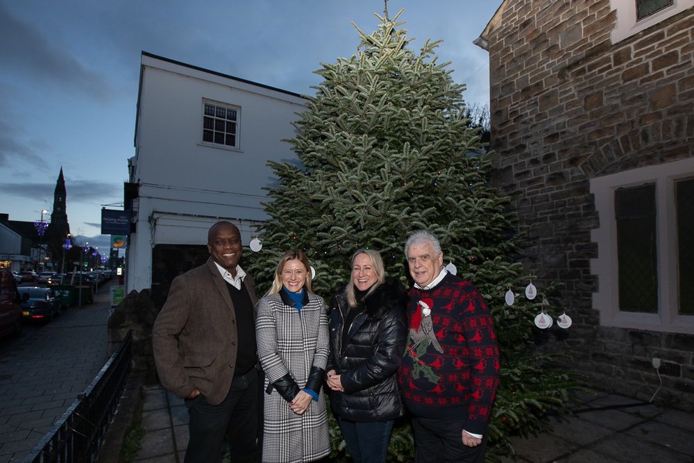 Caesar Adere, Rebecca Jackson, Councillor Andrea Lewis and Councillor Robert Francis-Davies