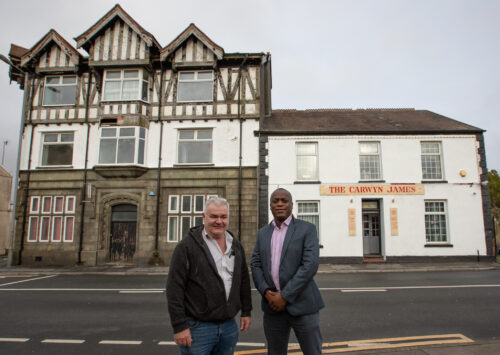 Steve Evans & Caesar Adere