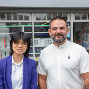 Ashley Leung and Richard