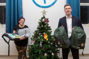 Paula Stockley and James Lewis-Hyndman