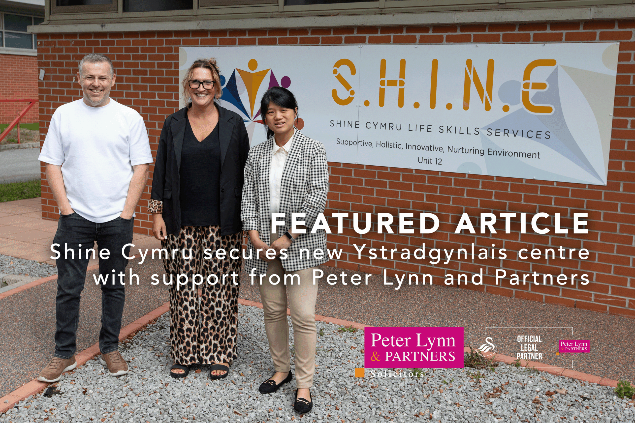 Shine Cymru secures new Ystradgynlais centre with support from Peter Lynn and Partners
